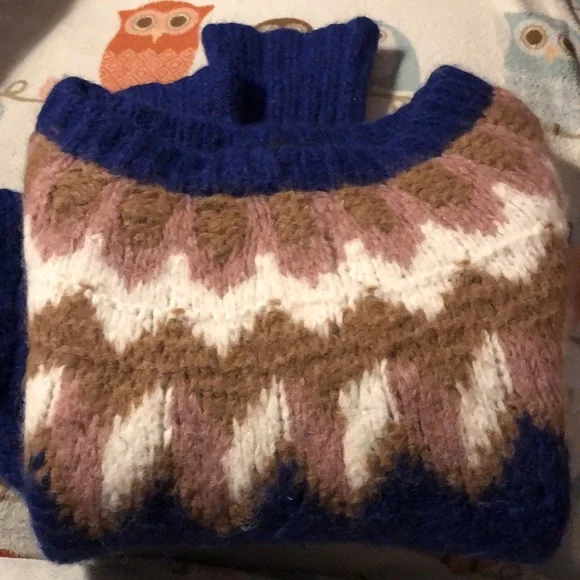 Fair Isle J. Crew Collection Alpaca Knit Sweater - Picture 4 of 11